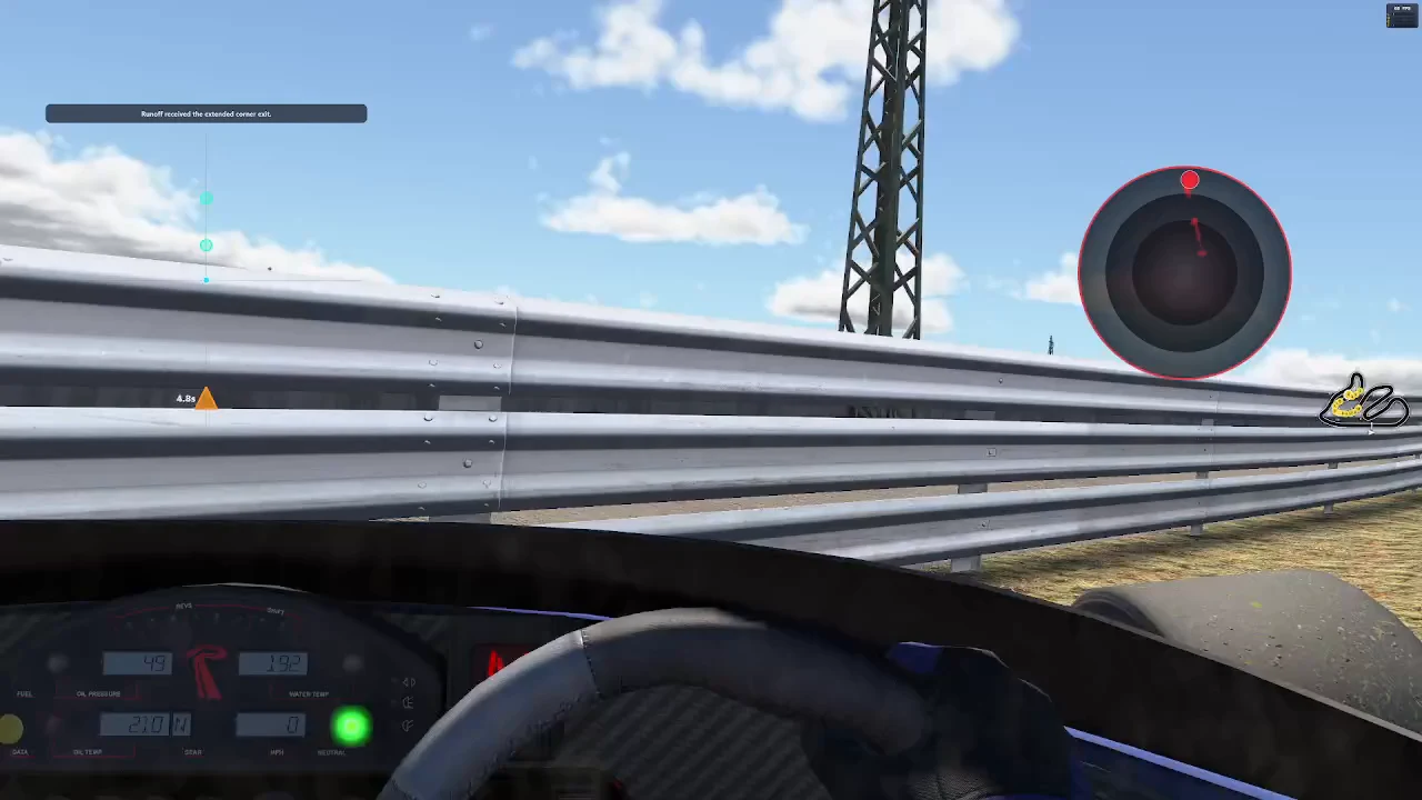 Lynx-Vector wreck-it quip after heavier race trouble in iRacing
